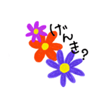 きれいなお花スタンプ（個別スタンプ：2）