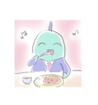 モチゴンは会社員（個別スタンプ：7）