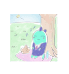 モチゴンは会社員（個別スタンプ：8）