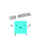 四角い真顔くん（個別スタンプ：2）