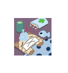 魚と猫（個別スタンプ：2）