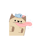魚と猫（個別スタンプ：9）
