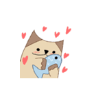 魚と猫（個別スタンプ：21）