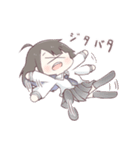 ちょっとぶっとび黒髪少女スタンプ（個別スタンプ：2）