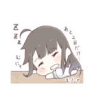 ちょっとぶっとび黒髪少女スタンプ（個別スタンプ：27）