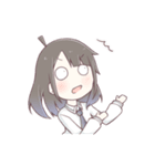 ちょっとぶっとび黒髪少女スタンプ（個別スタンプ：33）