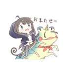 ちょっとぶっとび黒髪少女スタンプ（個別スタンプ：39）