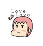 やる気のない女の子です（個別スタンプ：4）