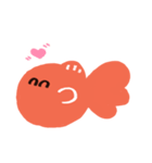 ゆるきんぎょ（個別スタンプ：3）