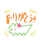 創作活動をしつつ推しを愛でるわに（個別スタンプ：13）