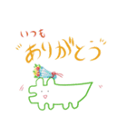 創作活動をしつつ推しを愛でるわに（個別スタンプ：25）