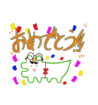 創作活動をしつつ推しを愛でるわに（個別スタンプ：38）