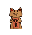 まったり茶猫の日常（個別スタンプ：21）