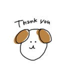 使いやすいゆる動物スタンプ（個別スタンプ：6）