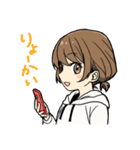 女の子の敬語とタメ語スタンプ（個別スタンプ：6）
