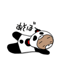 クマにぱんだ（個別スタンプ：3）