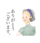 ビンテージ おねえさん【日常編】（個別スタンプ：5）