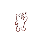 いつも手が上がってるくまのぬいぐるみ（個別スタンプ：14）