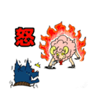 狼アニキと子羊コッ子ちゃん（個別スタンプ：28）