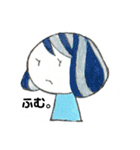 【手描き】女の子のゆるい日常会話スタンプ（個別スタンプ：5）