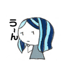 【手描き】女の子のゆるい日常会話スタンプ（個別スタンプ：6）