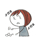 【手描き】女の子のゆるい日常会話スタンプ（個別スタンプ：25）