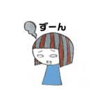 【手描き】女の子のゆるい日常会話スタンプ（個別スタンプ：27）