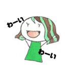 【手描き】女の子のゆるい日常会話スタンプ（個別スタンプ：33）