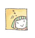 【手描き】女の子のゆるい日常会話スタンプ（個別スタンプ：37）