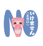 サイナイ猫-令和（日本語と中国語の対照）（個別スタンプ：7）