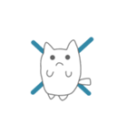 シンプルなねこのすたんぷ（個別スタンプ：8）