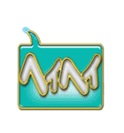 吹き出しN-1金文字p.2（個別スタンプ：28）