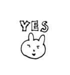 ホワイトラビット2（個別スタンプ：6）