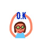a-めがねさん（個別スタンプ：5）