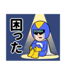 愛と正義のスーパーヒーローDENBAマン！（個別スタンプ：12）