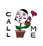 鉢植えくんと鉢植えちゃん。（個別スタンプ：2）