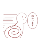 真顔と猫のスタンプ（個別スタンプ：6）
