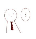 真顔と猫のスタンプ（個別スタンプ：21）