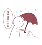 真顔と猫のスタンプ（個別スタンプ：33）