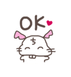 無鉄砲うさちゃん（個別スタンプ：1）