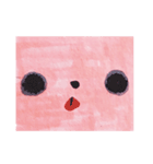 ピンクのくまのスタンプ（個別スタンプ：39）