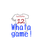 foot ball word1（個別スタンプ：12）