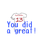 foot ball word1（個別スタンプ：13）