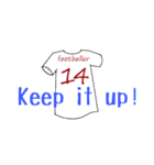 foot ball word1（個別スタンプ：14）