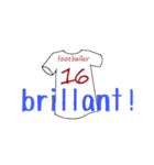 foot ball word1（個別スタンプ：16）