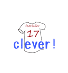 foot ball word1（個別スタンプ：17）