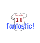 foot ball word1（個別スタンプ：18）