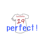 foot ball word1（個別スタンプ：19）