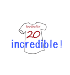 foot ball word1（個別スタンプ：20）