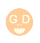英語の顔文字スタンプ（個別スタンプ：1）